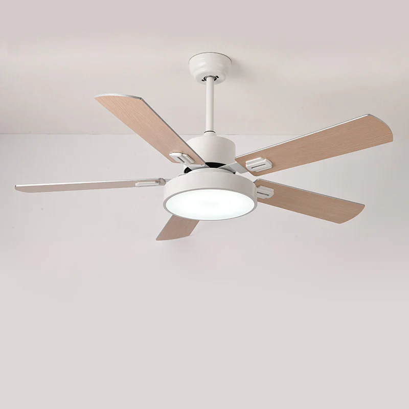 WOMO 5 Blade Modern Wood Ceiling Fan Lamp-WM5039 - Image 16