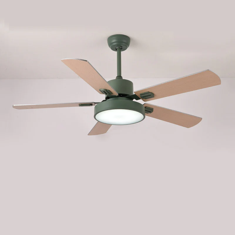 WOMO 5 Blade Modern Wood Ceiling Fan Lamp-WM5039 - Image 26