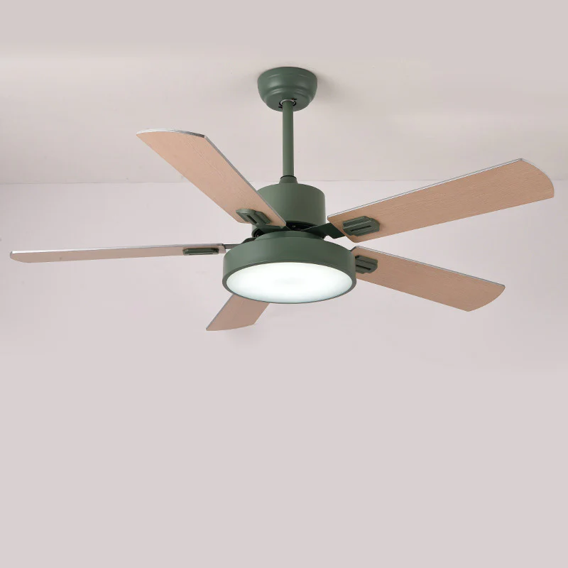 WOMO 5 Blade Modern Wood Ceiling Fan Lamp-WM5039 - Image 30