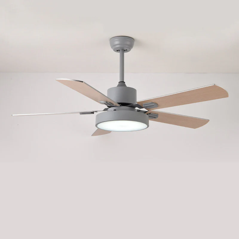 WOMO 5 Blade Modern Wood Ceiling Fan Lamp-WM5039 - Image 8