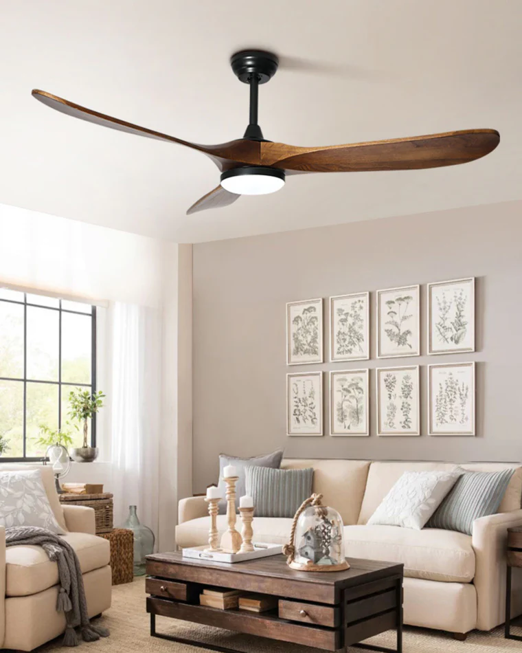 WOMO Large Propeller Ceiling Fan Lamp-WM5041 - Image 7