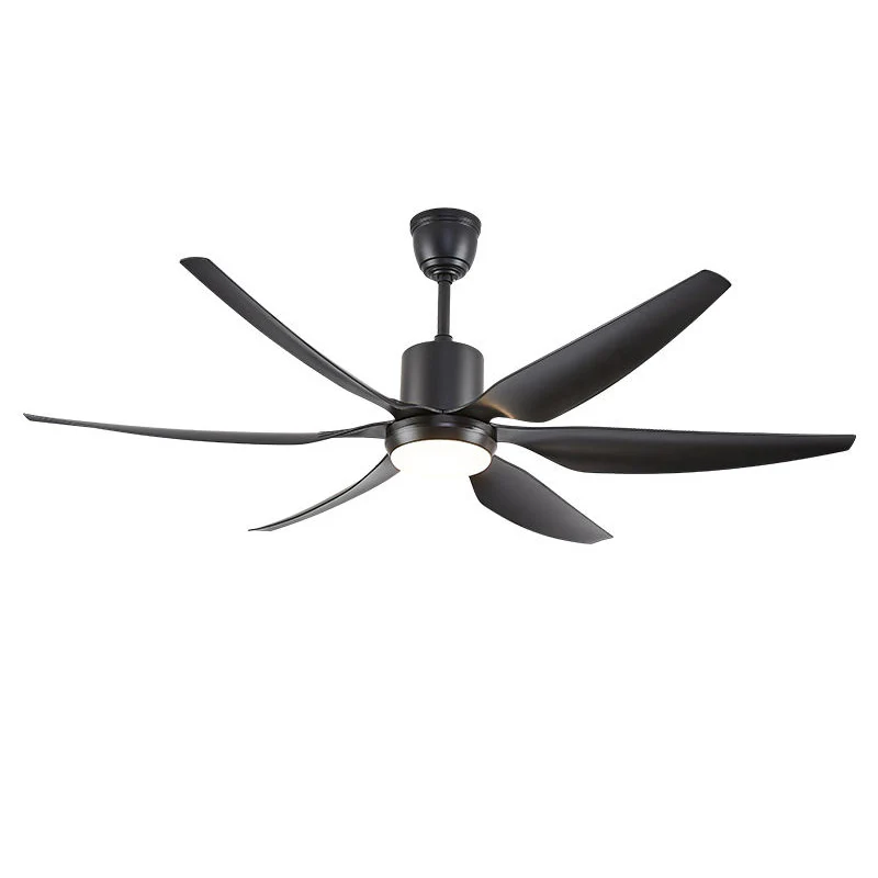 WOMO 5 Black Blade Large Ceiling Fan Lamp-WM5042 - Image 10