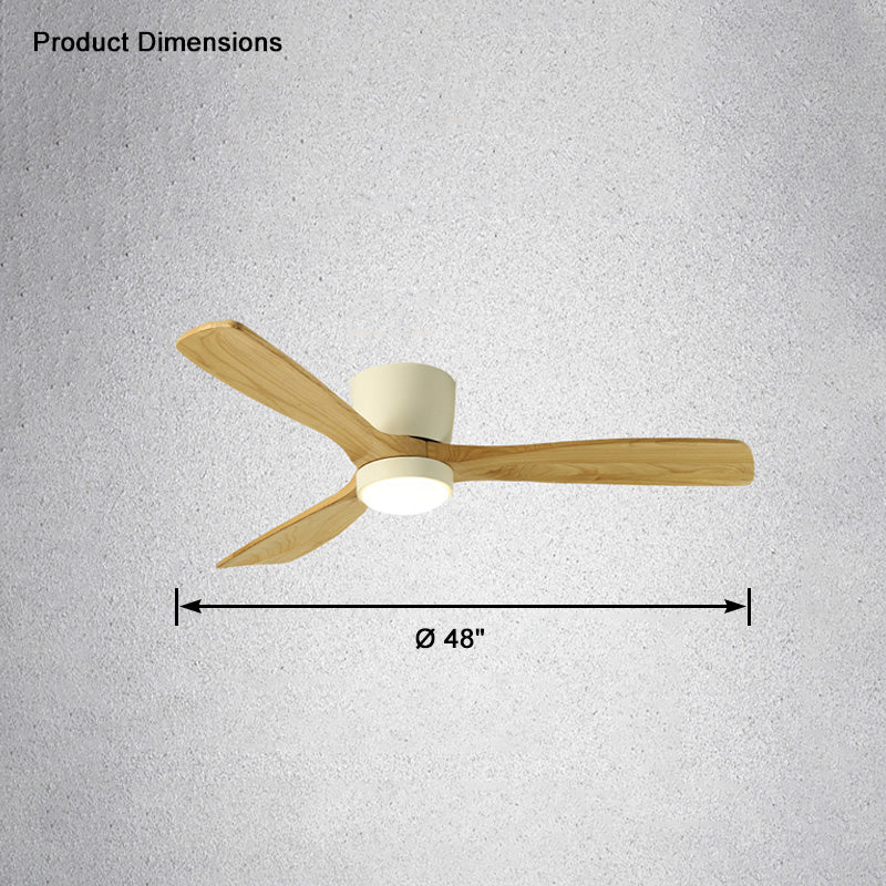 WOMO Large Low Profile Ceiling Fan Lamp-WM5052 - Image 11