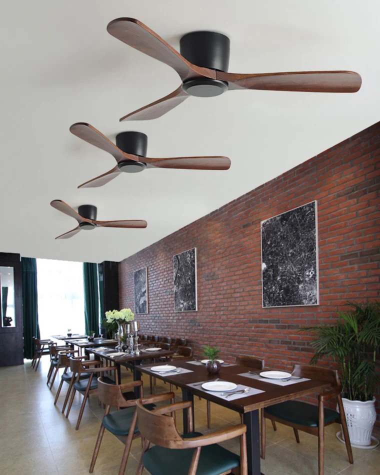 WOMO Large Low Profile Ceiling Fan Lamp-WM5052 - Image 4