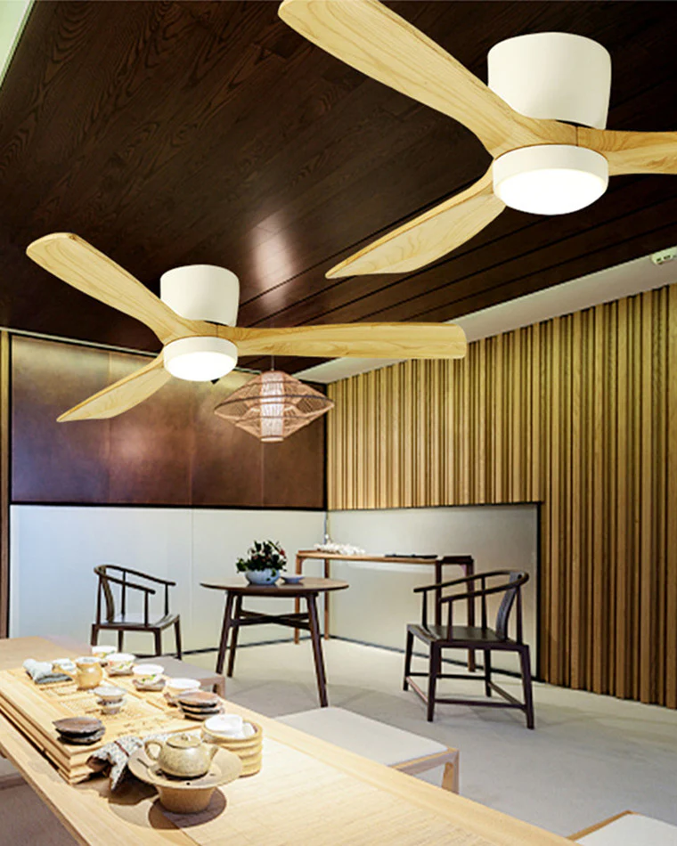 WOMO Large Low Profile Ceiling Fan Lamp-WM5052 - Image 8