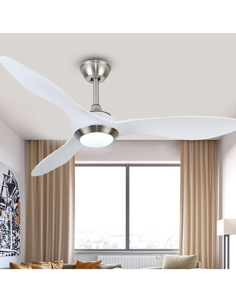 WOMO Coastal White Large Ceiling Fan Lamp-WM5055 - Image 7