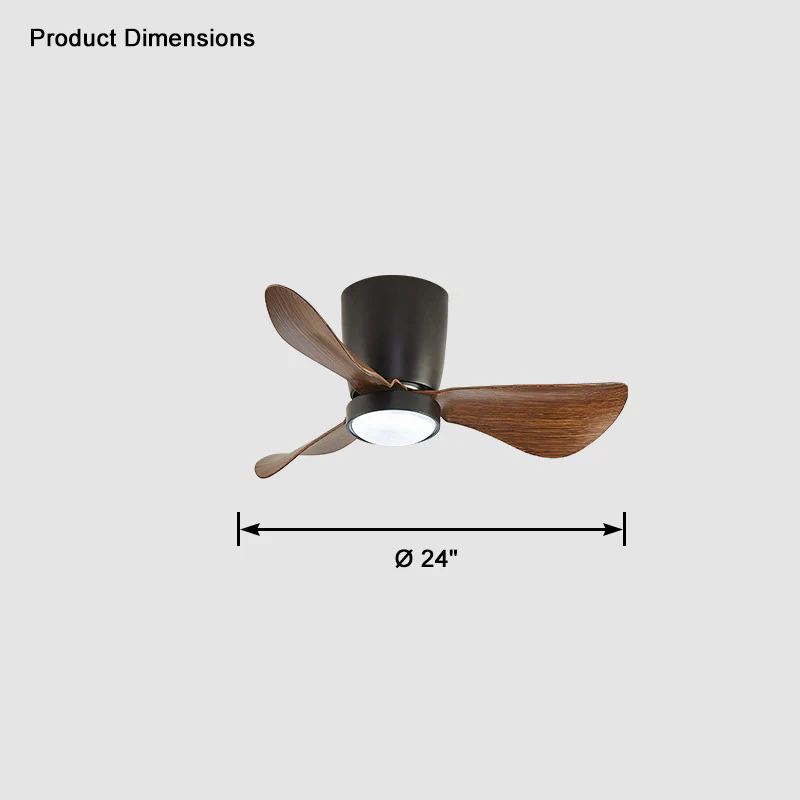 WOMO Low Profile Ceiling Fan Lamp-WM5056 - Image 14