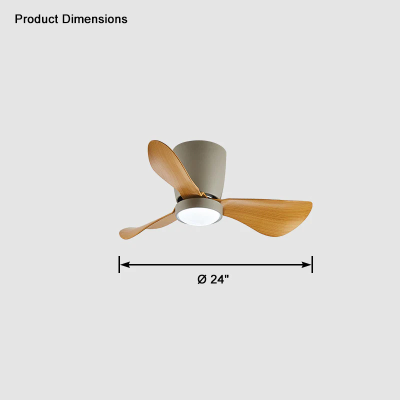 WOMO Low Profile Ceiling Fan Lamp-WM5056 - Image 18