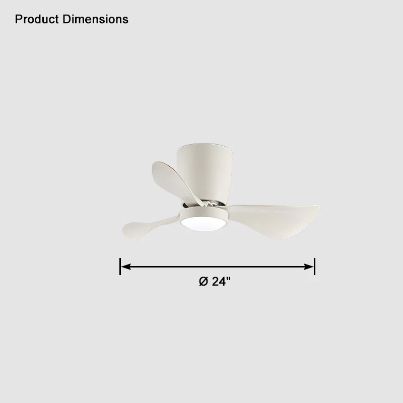 WOMO Low Profile Ceiling Fan Lamp-WM5056 - Image 20