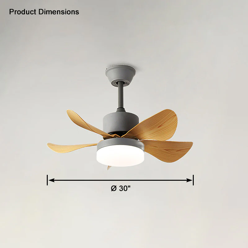 WOMO Small Ceiling Fan Lamp-WM5060 - Image 15