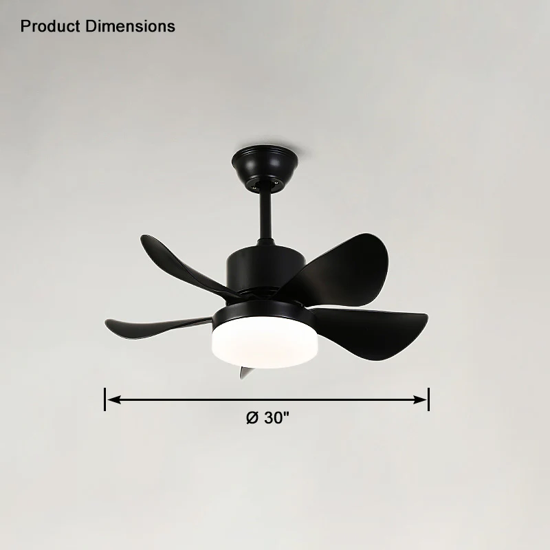 WOMO Small Ceiling Fan Lamp-WM5060 - Image 17