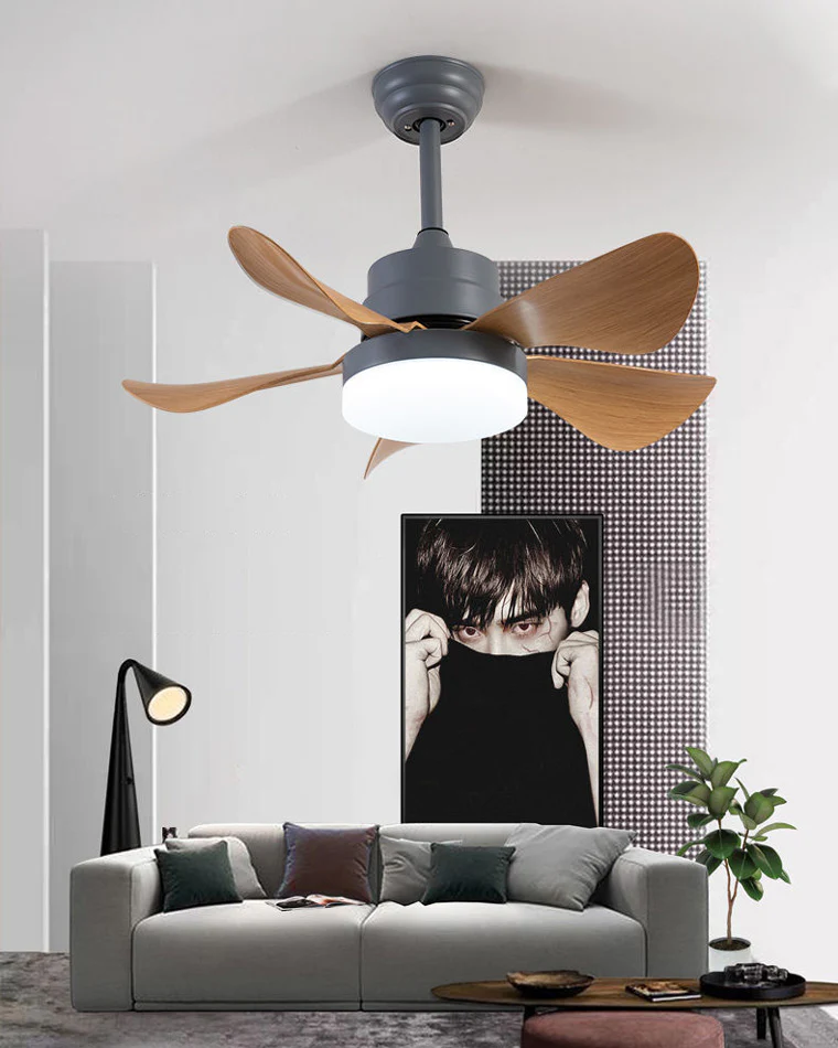 WOMO Small Ceiling Fan Lamp-WM5060 - Image 4