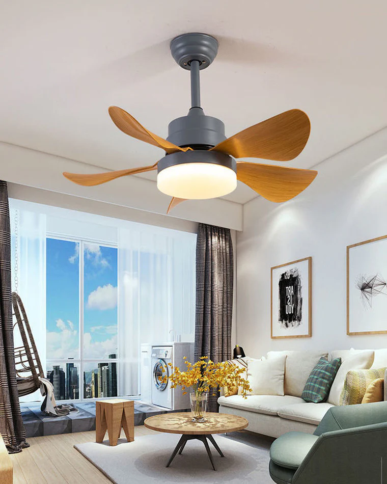 WOMO Small Ceiling Fan Lamp-WM5060 - Image 6