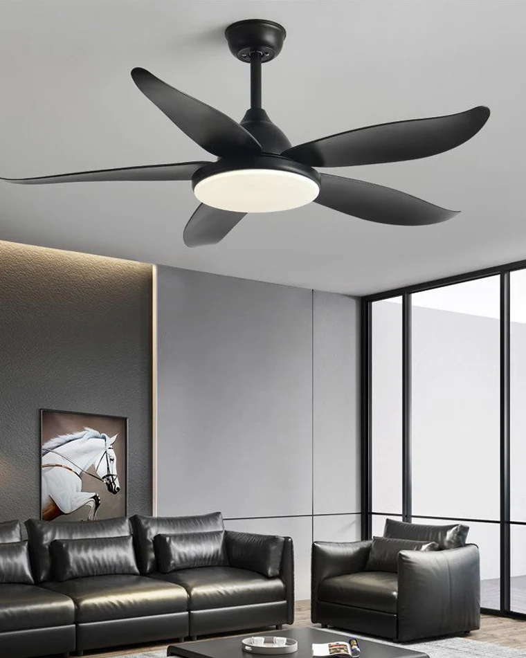 WOMO 5 Blade Contemporary Ceiling Fan Lamp-WM5061 - Image 5