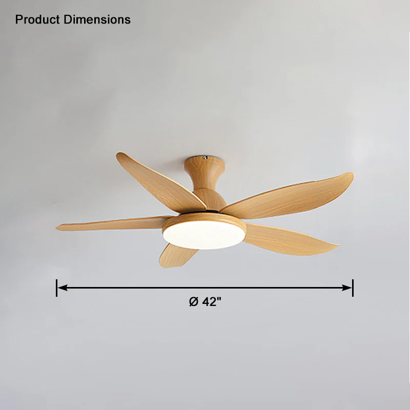 WOMO Low Profile Modern Ceiling Fan Lamp-WM5062 - Image 15