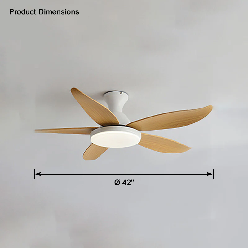 WOMO Low Profile Modern Ceiling Fan Lamp-WM5062 - Image 23