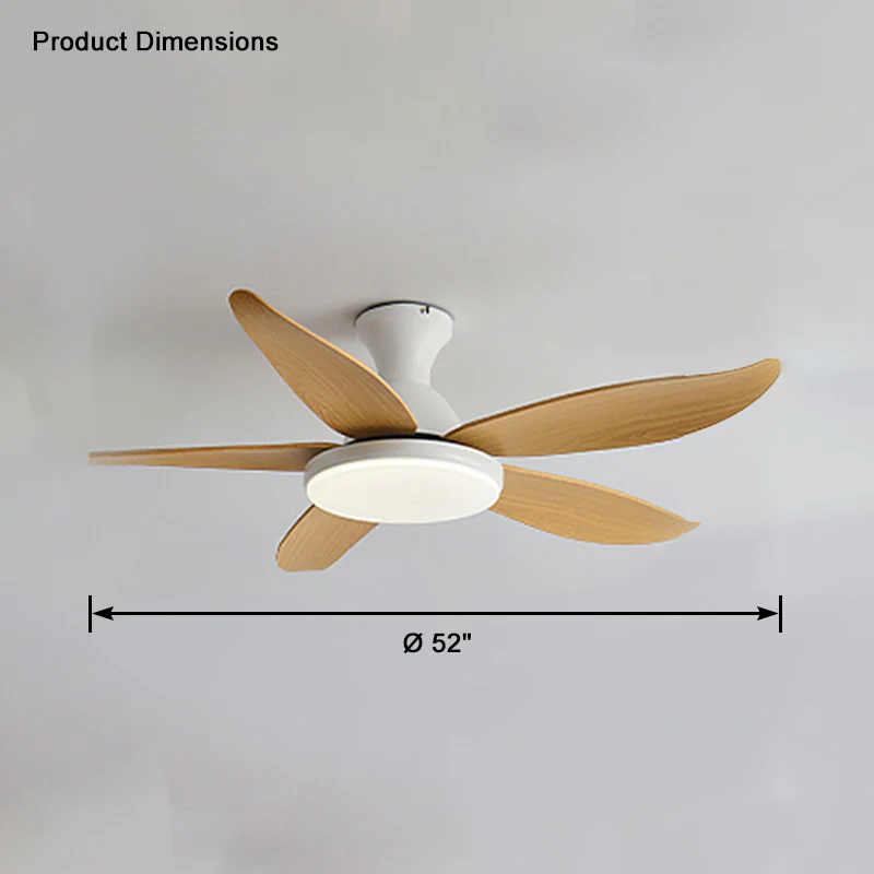 WOMO Low Profile Modern Ceiling Fan Lamp-WM5062 - Image 25