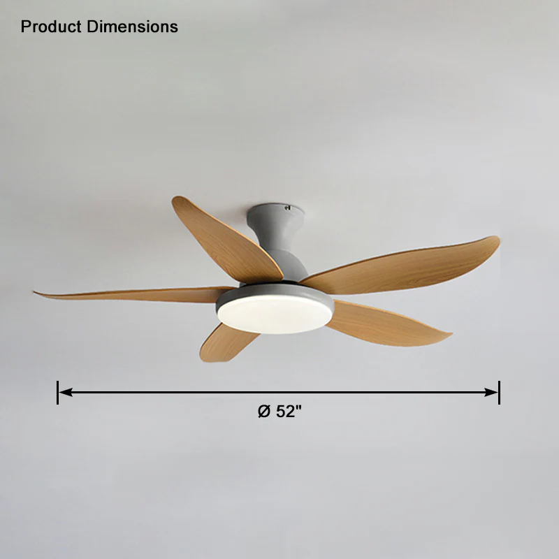 WOMO Low Profile Modern Ceiling Fan Lamp-WM5062 - Image 33