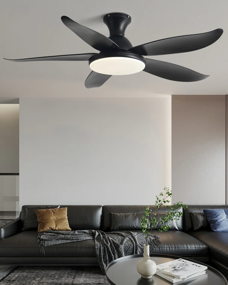 WOMO Low Profile Modern Ceiling Fan Lamp-WM5062 - Image 4
