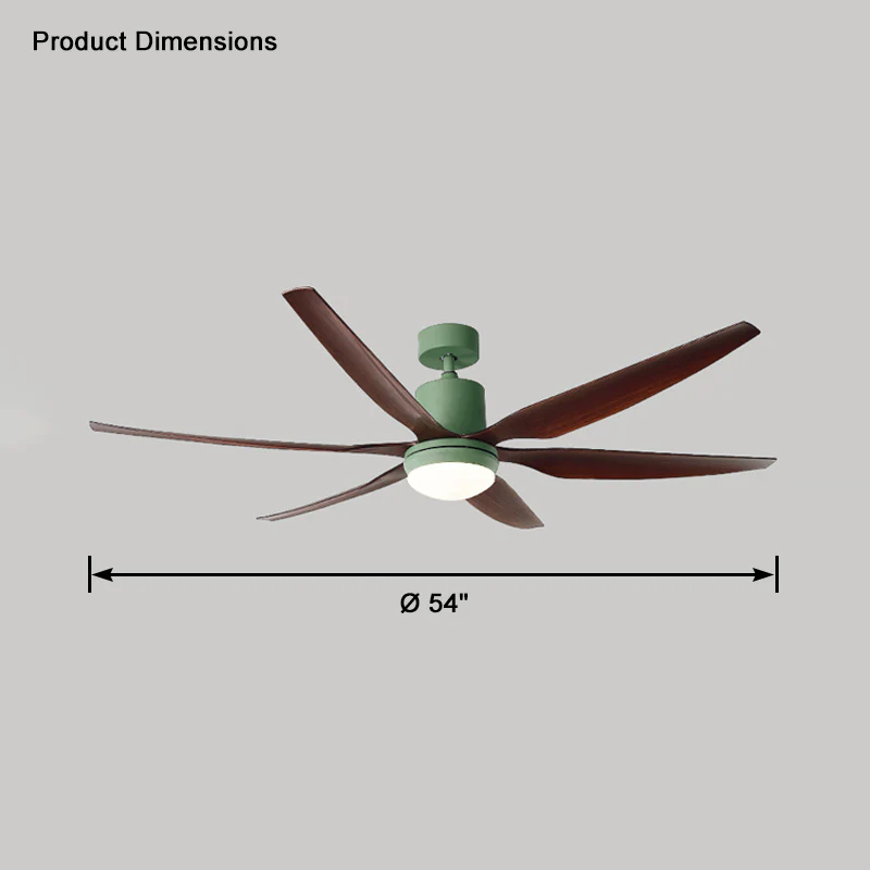 WOMO 5 Blade Large Ceiling Fan Lamp-WM5064 - Image 12
