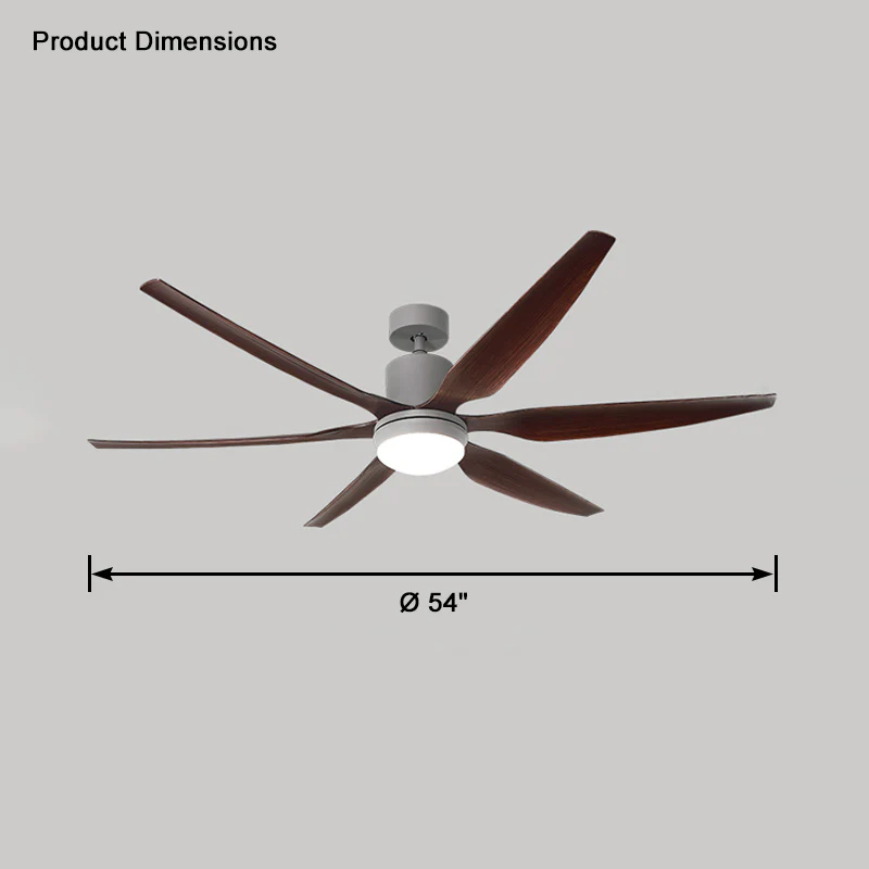 WOMO 5 Blade Large Ceiling Fan Lamp-WM5064 - Image 18