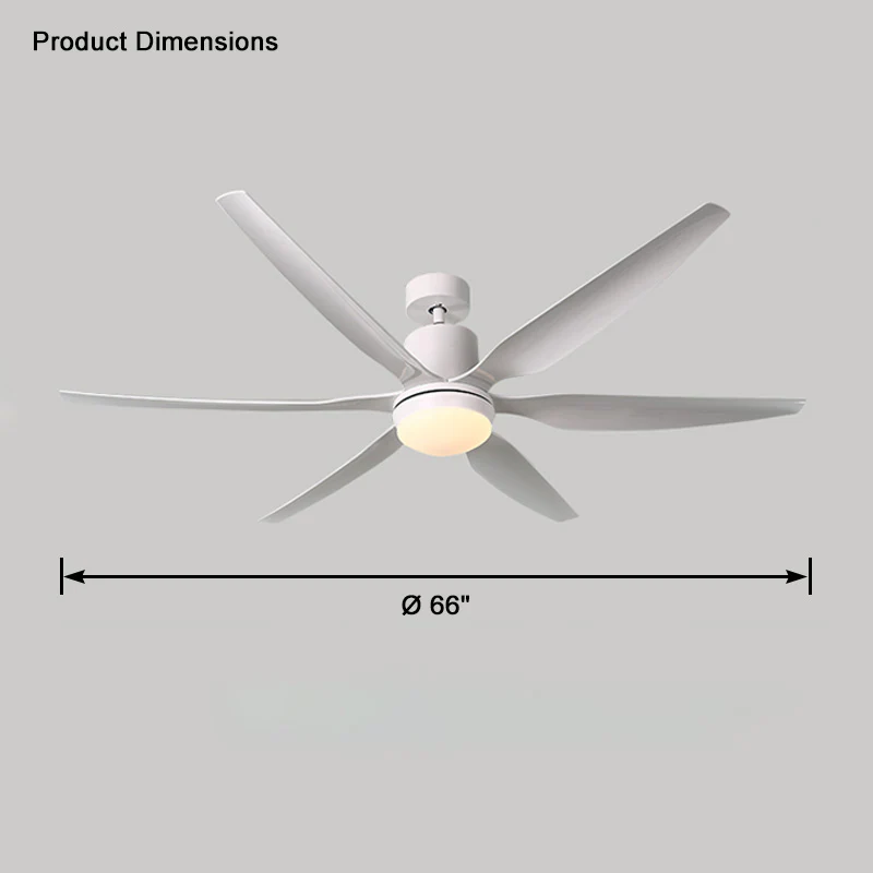 WOMO 5 Blade Large Ceiling Fan Lamp-WM5064 - Image 26