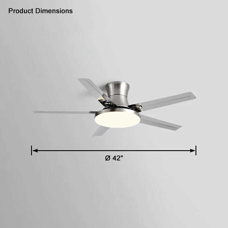 WOMO Slimline Metal Ceiling Fan Lamp-WM5065 - Image 12