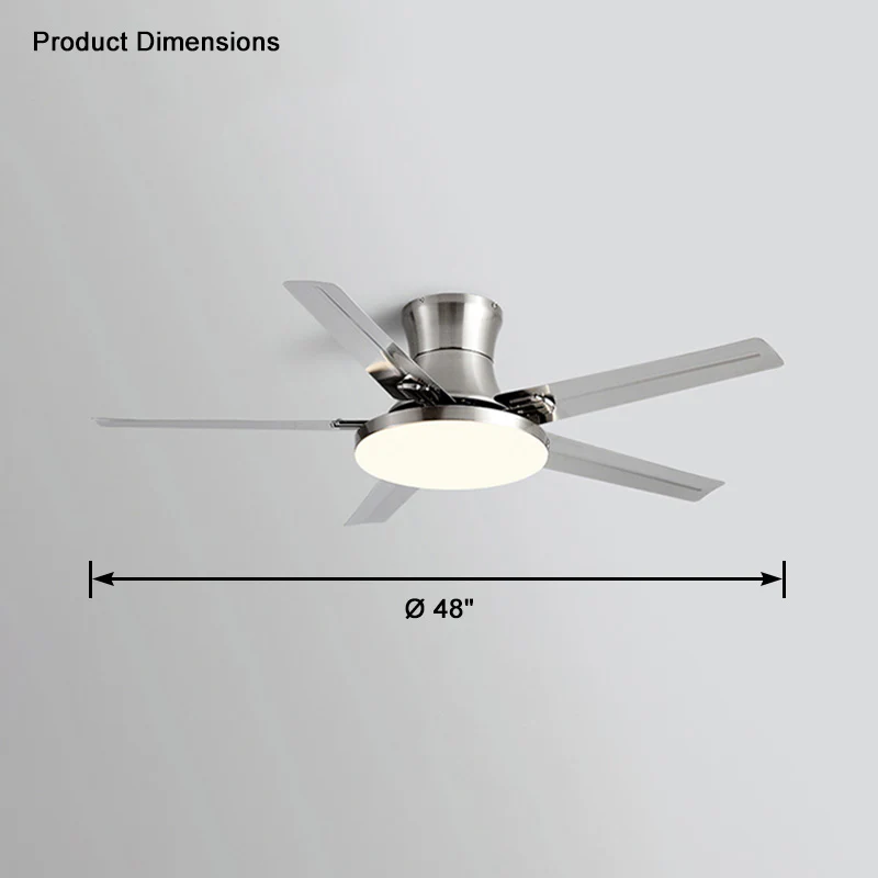 WOMO Slimline Metal Ceiling Fan Lamp-WM5065 - Image 14