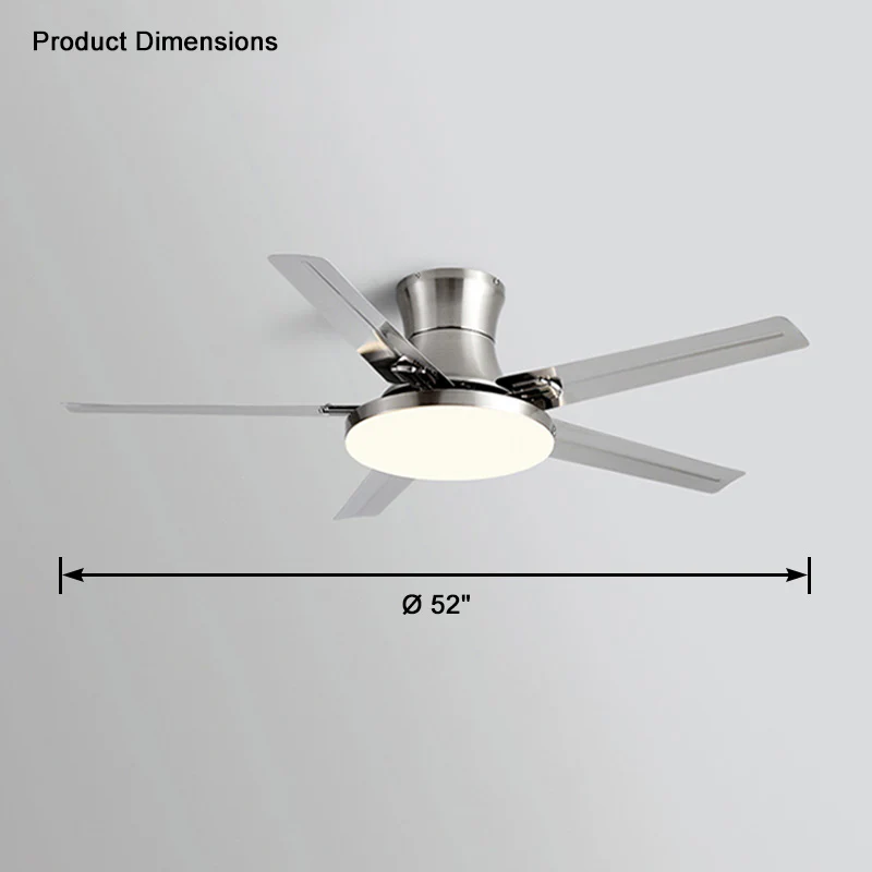WOMO Slimline Metal Ceiling Fan Lamp-WM5065 - Image 16