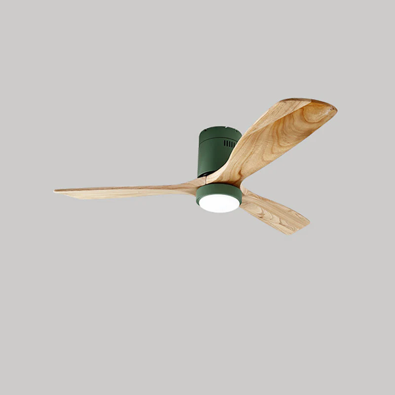WOMO Mid-century Modern Hugger Ceiling Fan Lamp-WM5067 - Image 10