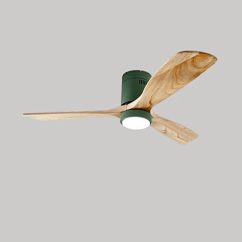 WOMO Mid-century Modern Hugger Ceiling Fan Lamp-WM5067 - Image 12