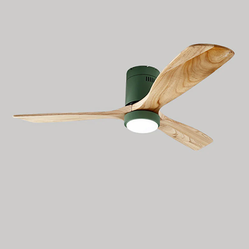 WOMO Mid-century Modern Hugger Ceiling Fan Lamp-WM5067 - Image 14