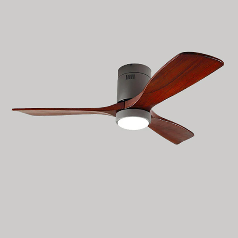 WOMO Mid-century Modern Hugger Ceiling Fan Lamp-WM5067 - Image 22