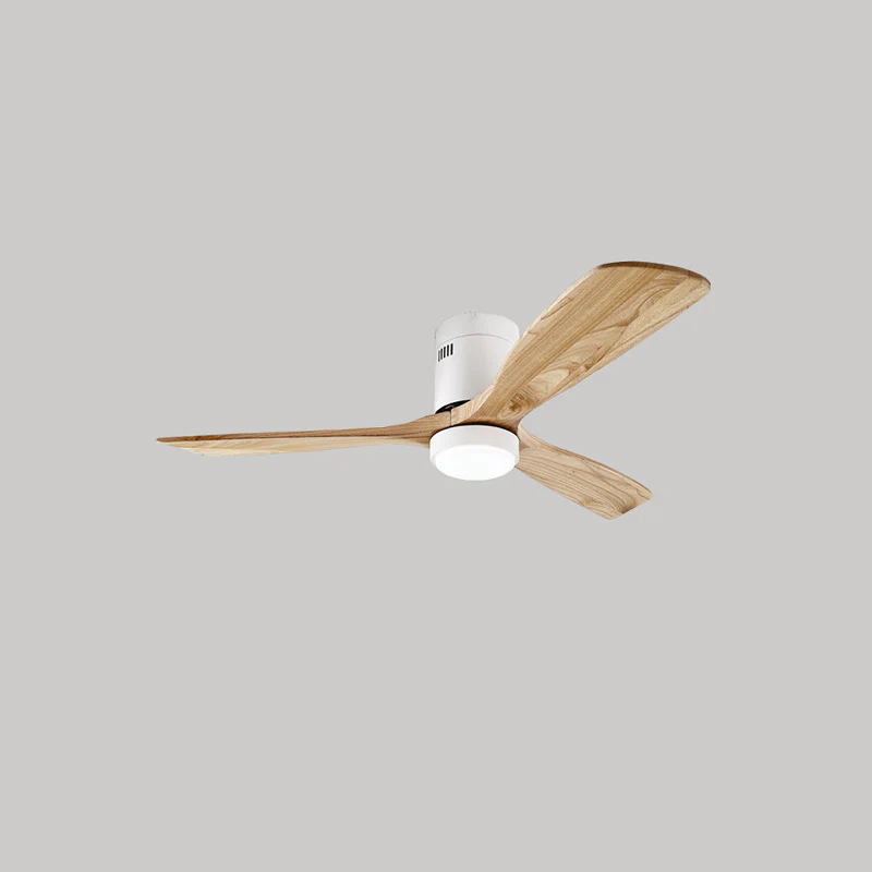 WOMO Mid-century Modern Hugger Ceiling Fan Lamp-WM5067 - Image 24