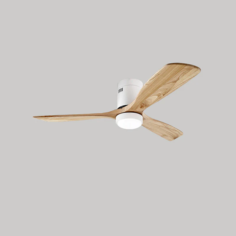WOMO Mid-century Modern Hugger Ceiling Fan Lamp-WM5067 - Image 26