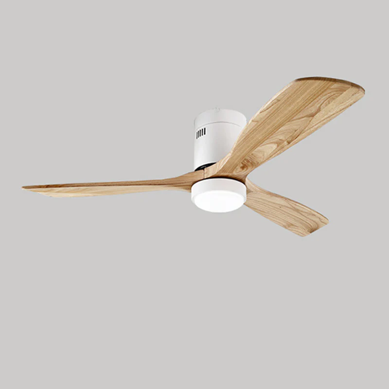 WOMO Mid-century Modern Hugger Ceiling Fan Lamp-WM5067 - Image 30