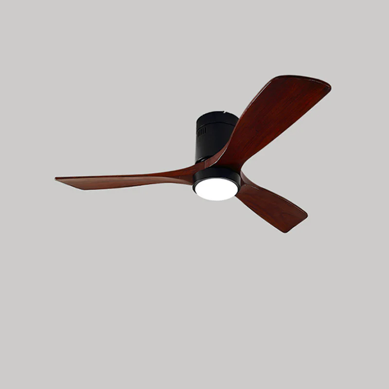 WOMO Mid-century Modern Hugger Ceiling Fan Lamp-WM5067 - Image 34