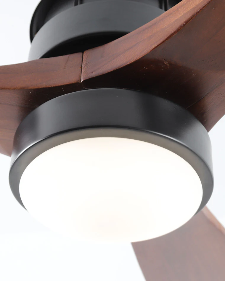 WOMO 3 Blade Black Ceiling Fan Lamp-WM5075 - Image 7