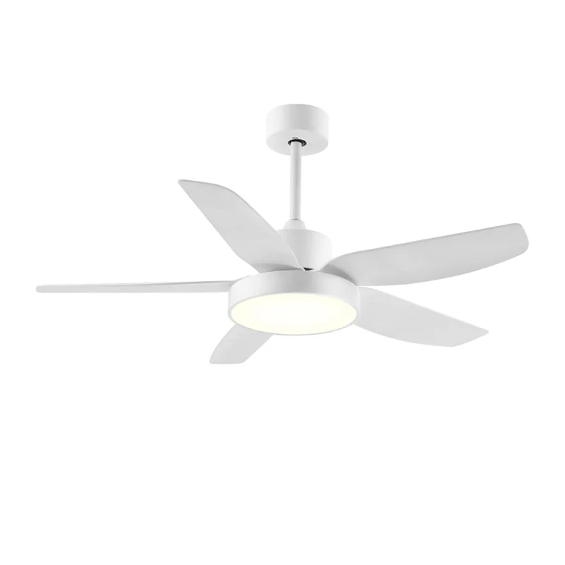 WOMO 5 Blade White Ceiling Fan Lamp-WM5083 - Image 10