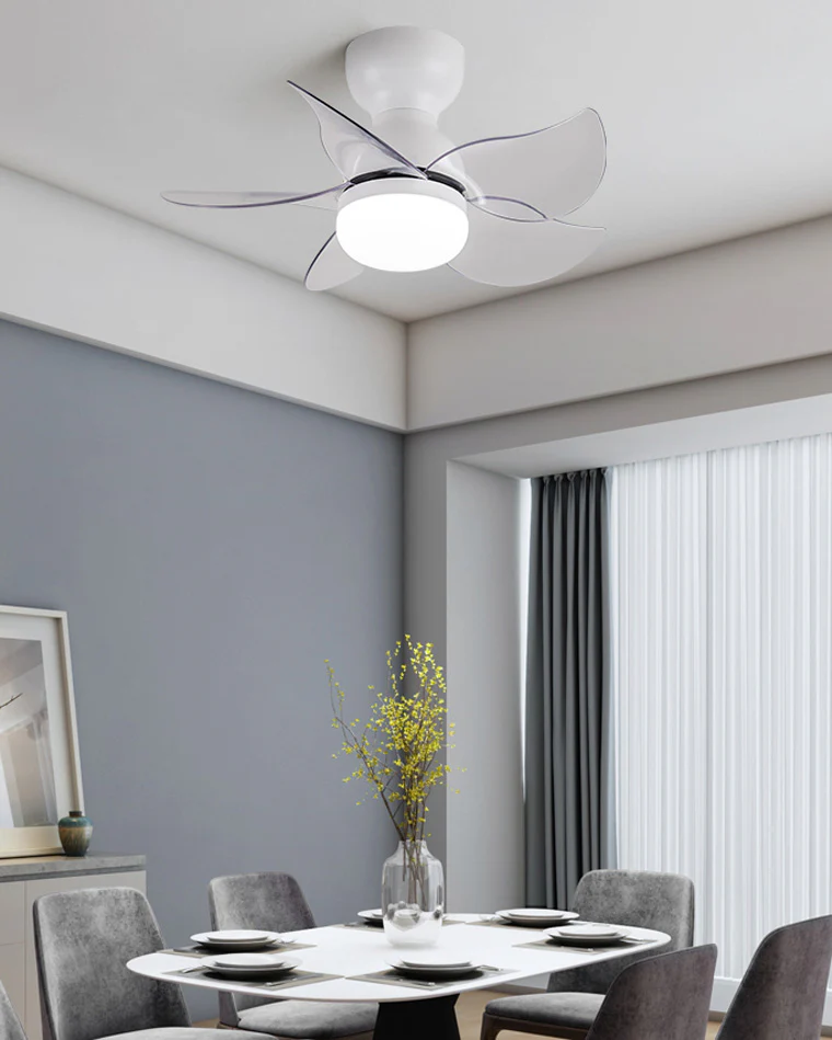WOMO Small Ceiling Fan Lamp-WM5087 - Image 3