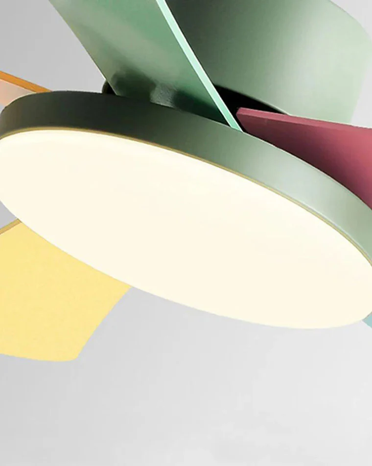 WOMO 5 Blade Scandi Ceiling Fan Lamp-WM5089 - Image 11