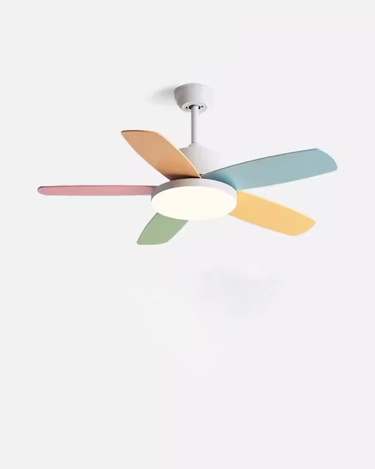 WOMO 5 Blade Scandi Ceiling Fan Lamp-WM5089 - Image 9