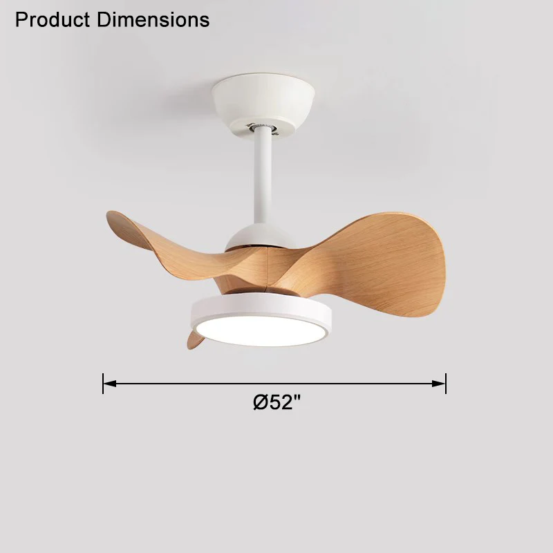 WOMO Small Ceiling Fan Lamp-WM5093 - Image 7