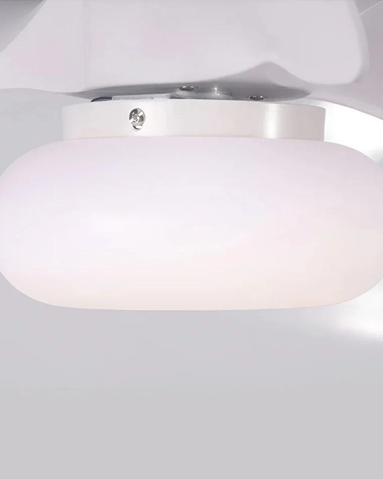 WOMO Small White Ceiling Fan Lamp-WM5094 - Image 6