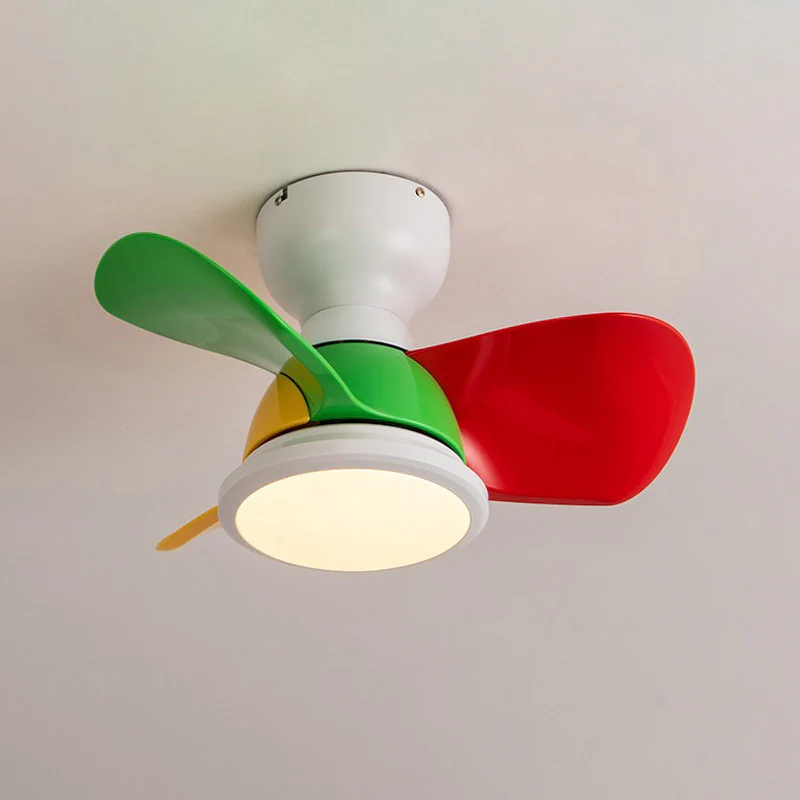 WOMO Small Low Profile Ceiling Fan Lamp-WM5096 - Image 11