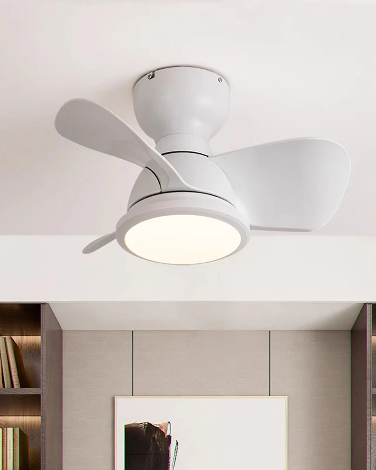 WOMO Small Low Profile Ceiling Fan Lamp-WM5096 - Image 5
