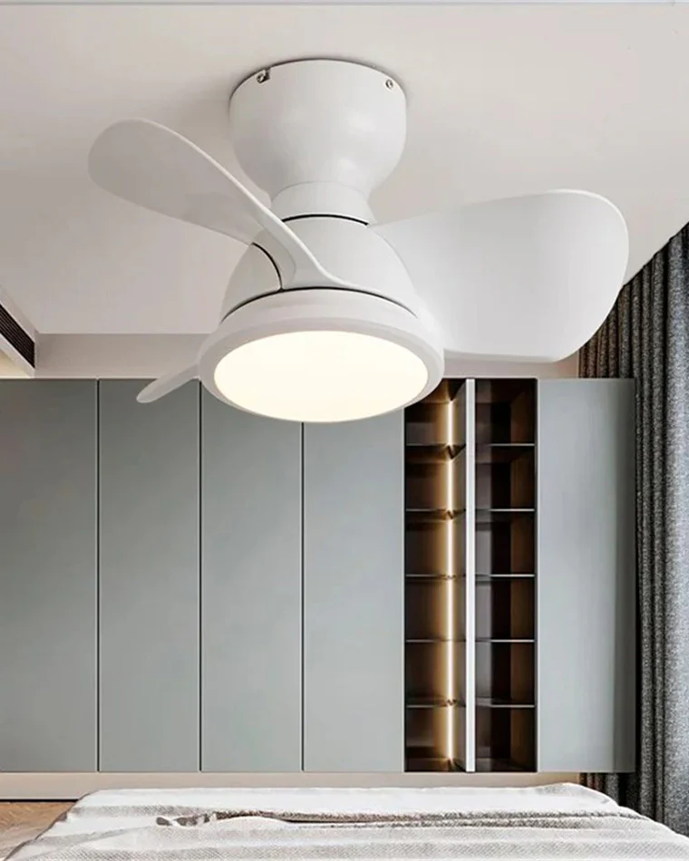 WOMO Small Low Profile Ceiling Fan Lamp-WM5096 - Image 7