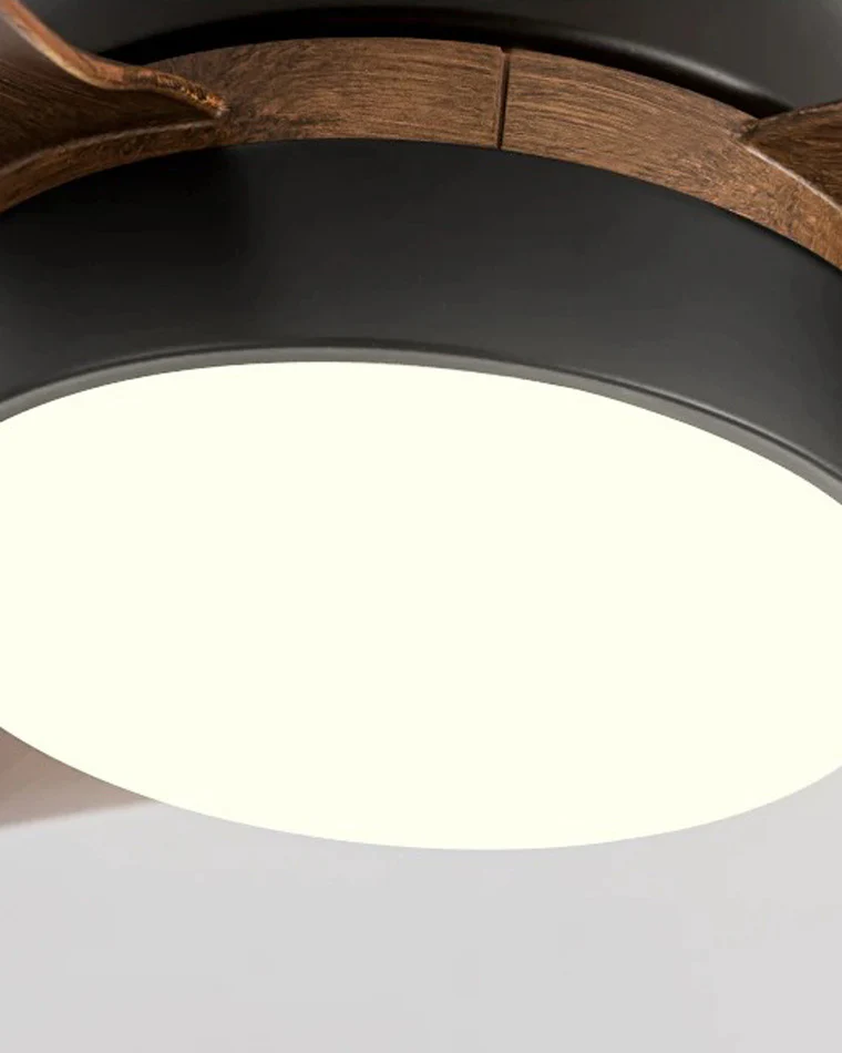 WOMO Small Flush Mount Ceiling Fan Lamp-WM5098 - Image 7