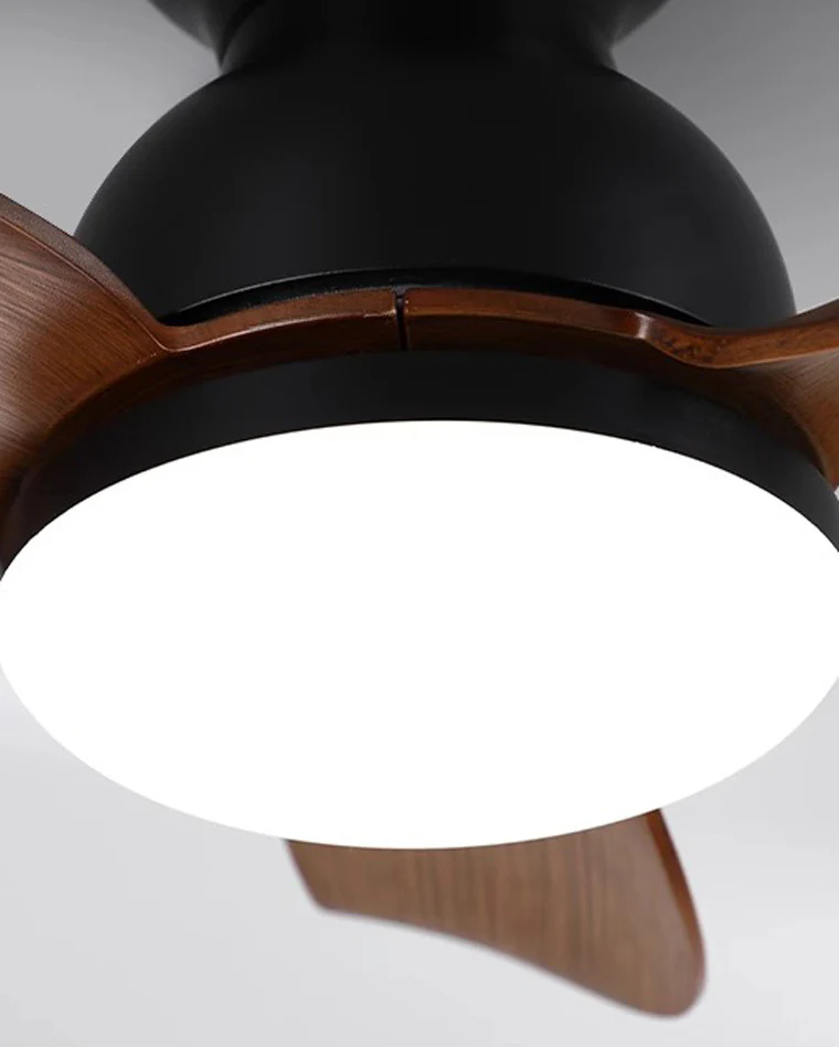 WOMO Small Flush Mount Ceiling Fan Lamp-WM5098 - Image 8