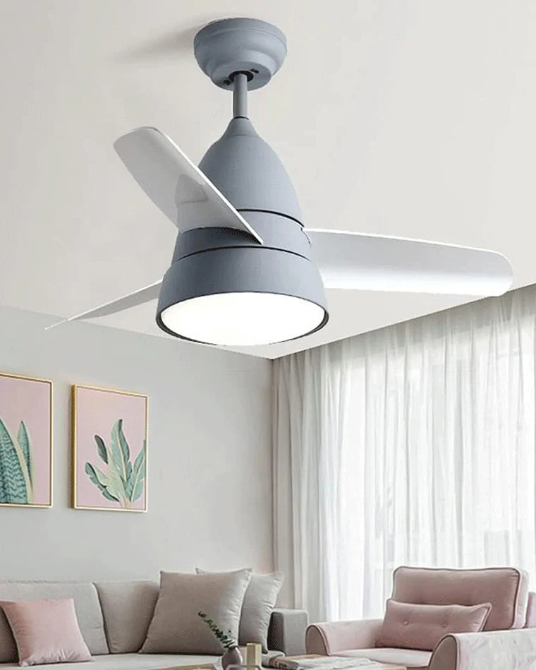 WOMO 3 Blade Tapered Ceiling Fan Lamp-WM5099 - Image 11
